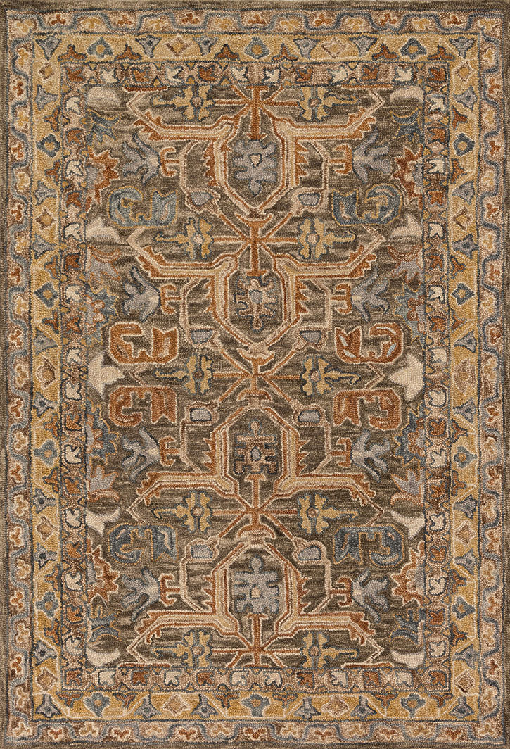 Loloi Victoria VK-01 Walnut/Multi Area Rug - Carpet & Tile Mart