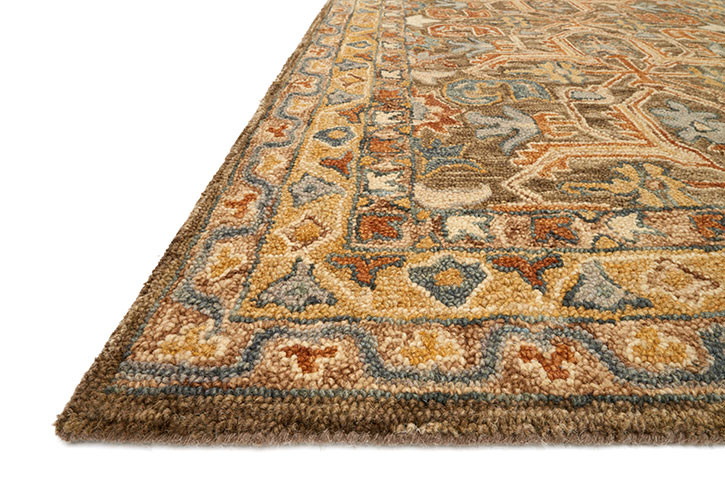 Loloi Victoria VK-01 Walnut/Multi Area Rug - Carpet & Tile Mart