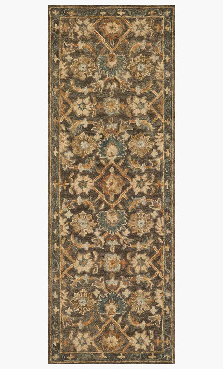 Loloi Victoria VK-08 Dk Taupe/Multi Runner Area Rug