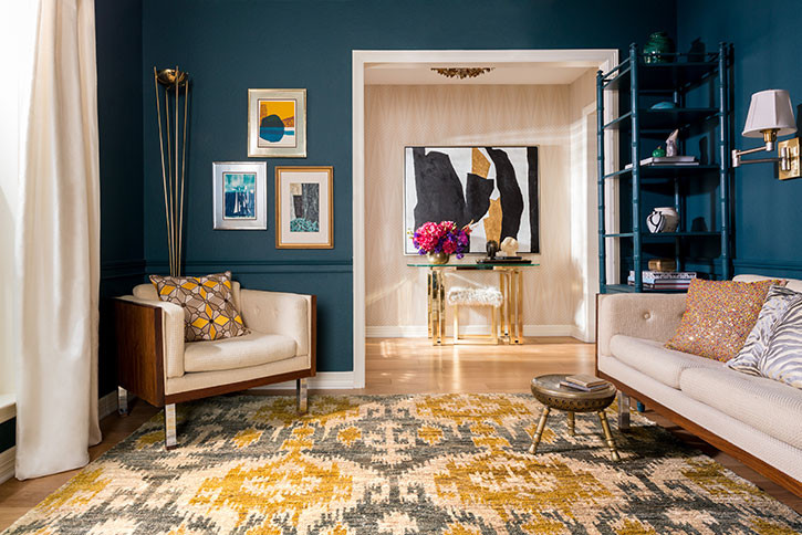 Loloi Xavier XV-04 Grey/Gold Area Rug - CarpetMart.com - Carpet