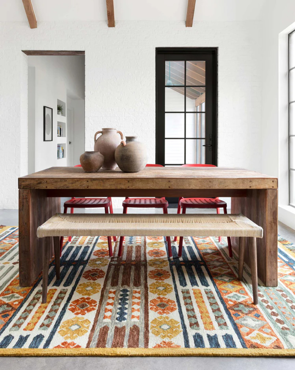 Loloi Zharah ZR-08 Santa Fe Spice Area Rug Room Scene Loloi Zharah ZR-08 Santa Fe Spice Area Rug Room Scene