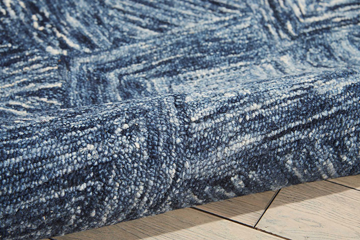 Nourison Interlock ITL01 Denim Area Rug - Carpetmart.com