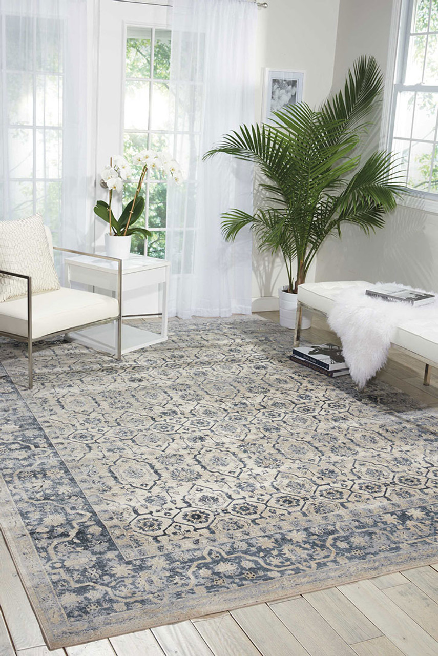 Indoor Carpet Sample: Calzati Rug Ivory White - Shayna Rose Interiors