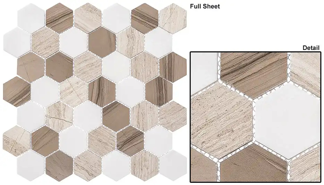 CLNL271 Colonial Bay Colony Mosaic Tile Product Image