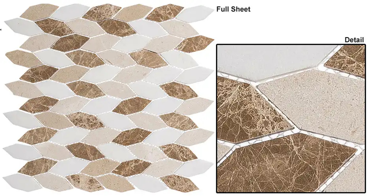 CLNL284 Colonial Providence Pier Mosaic Tile Product Image