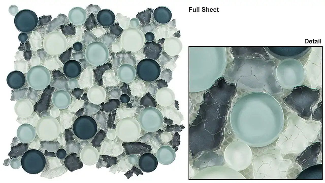 LG805A  Lagoon Dawn Mosaic Tile Product Image