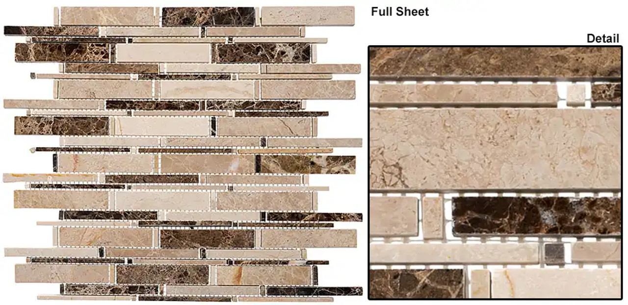 CS91 Cascade Mosaic Tile Product Image