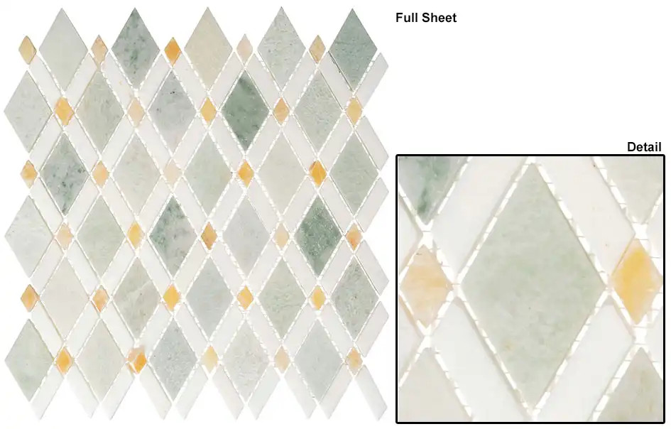 DS58 Diamond Mosaic Tile Product Image