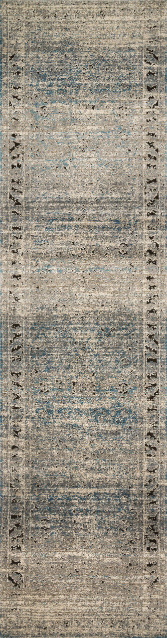 Loloi Millennium MV-02 Grey/Blue Runner Area Rug