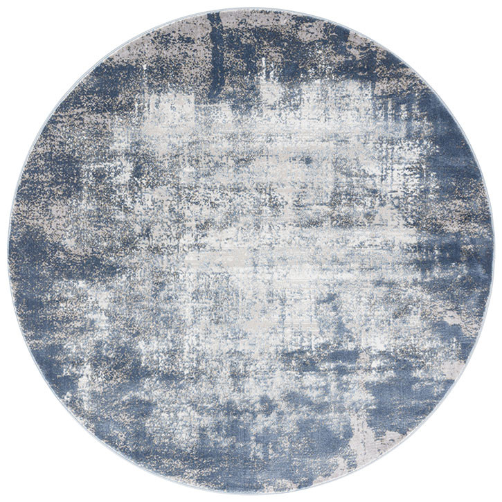 Loloi Patina PJ-01 Denim/Grey Round Area Rug