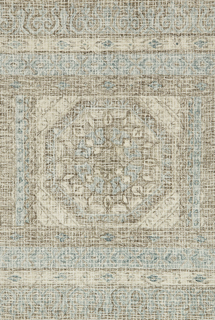 Loloi Tatum TW-02 Stone/Blue Area Rug