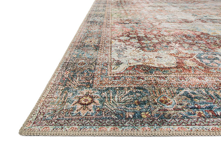 Loloi II Loren LQ-14 Brick Multi Area Rug - Carpetmart.com