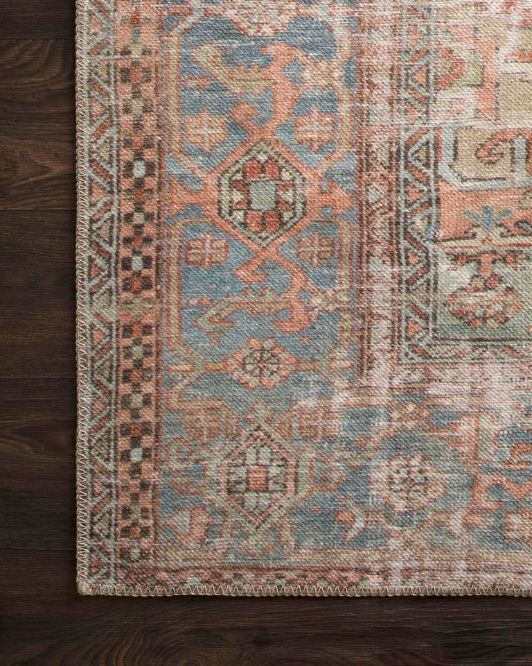 Loloi II Loren LQ-15 Terracotta Sky Area Rug - Carpetmart.com
