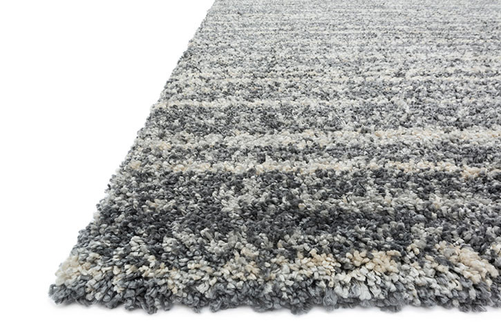 Loloi Quincy QC-05 Granite Area Rug Angle