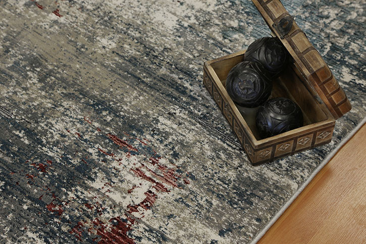 Dynamic Rugs Astoria 3370930 Grey/Burgundy Area Rug