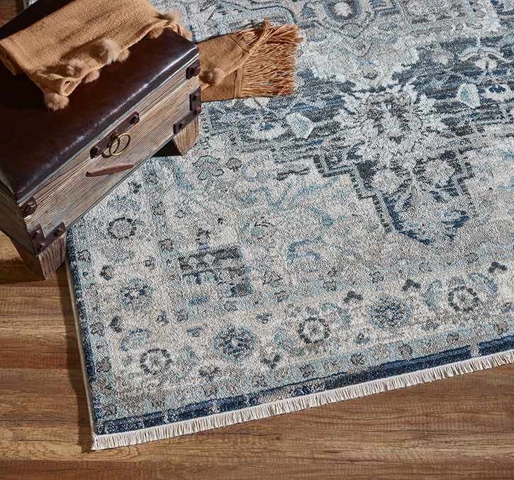 Dynamic Rugs Juno 6882-590 Dark Blue/Cream Area Rug - Carpet