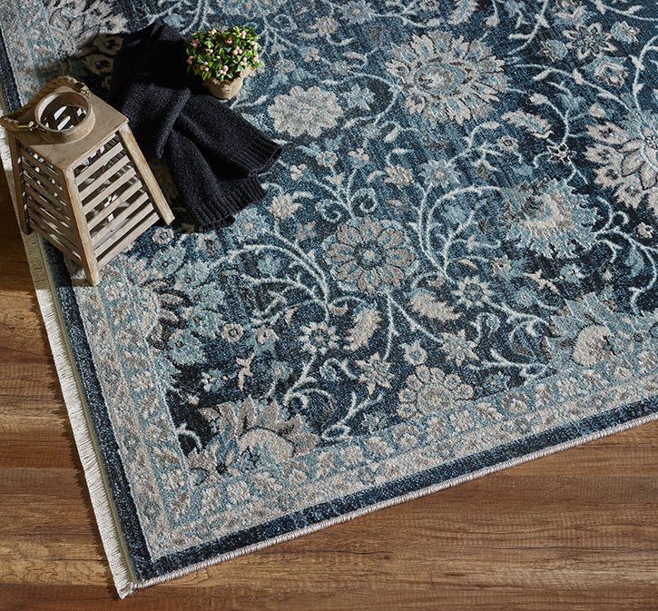 Dynamic Rugs Juno 6883-550 Blue Area Rug - Carpet & Tile Mart