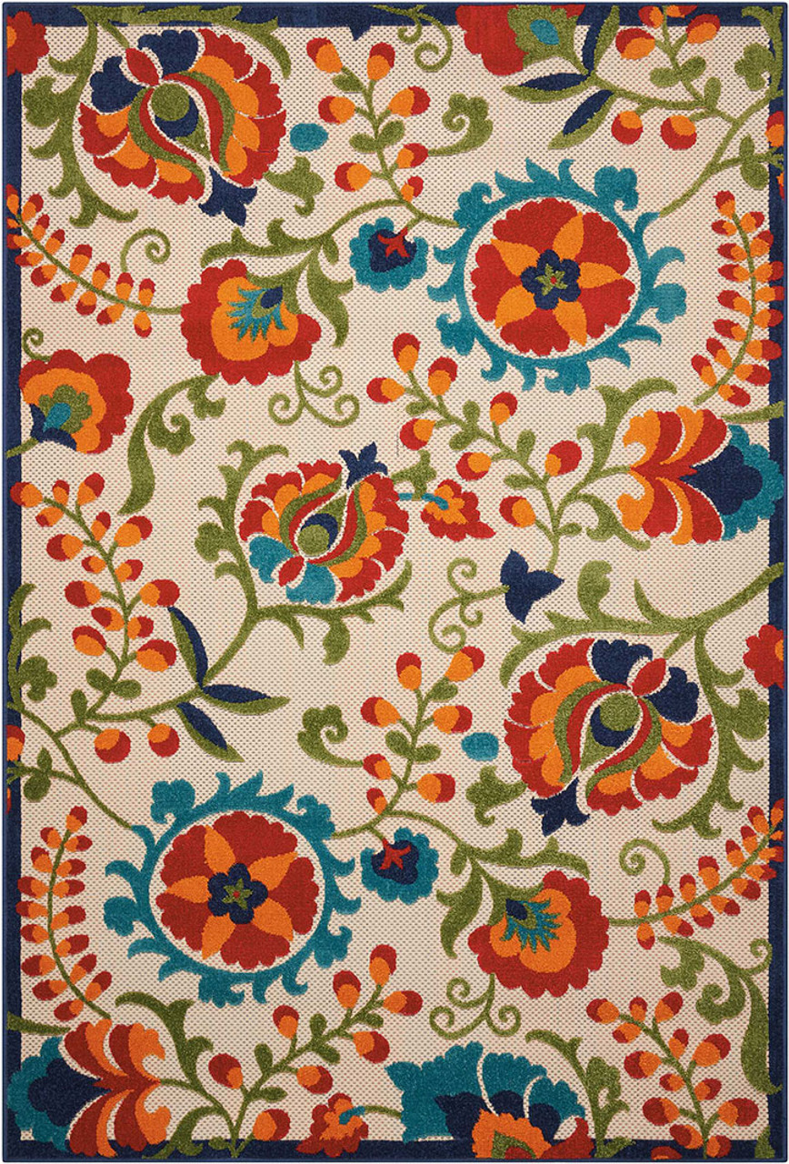 Nourison Aloha ALH17 Multicolor Area Rug
