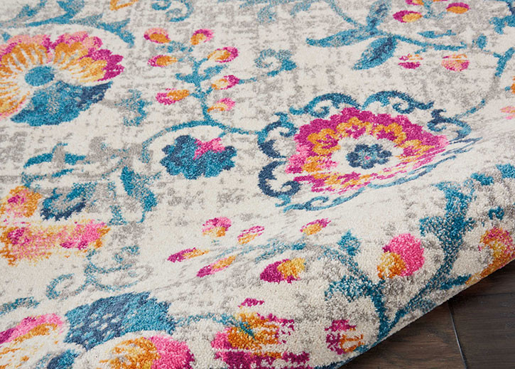 Nourison Passion PSN19 Ivory Area Rug Texture