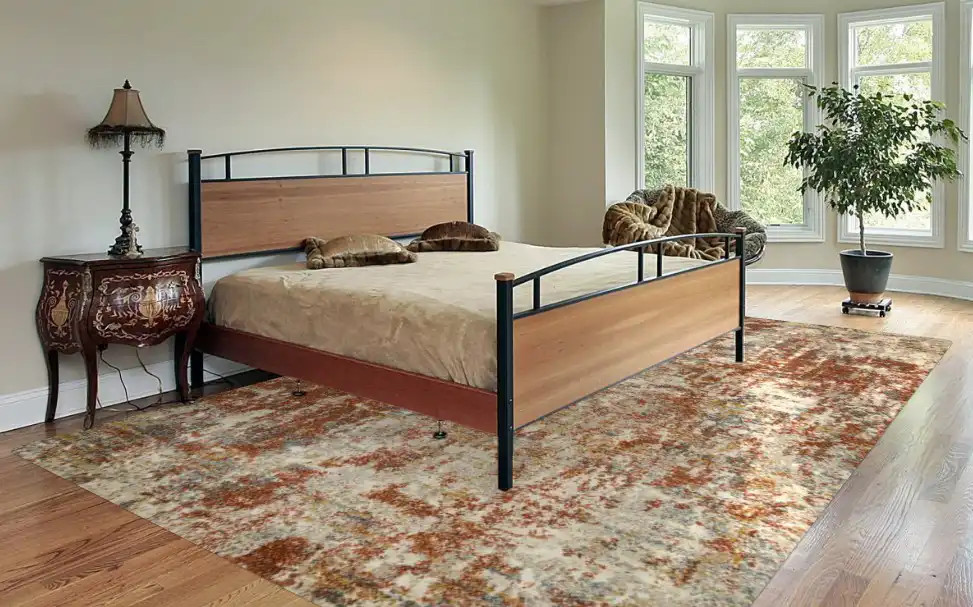 Loloi Landscape LAN-03 Rust Area Rug Room Scene