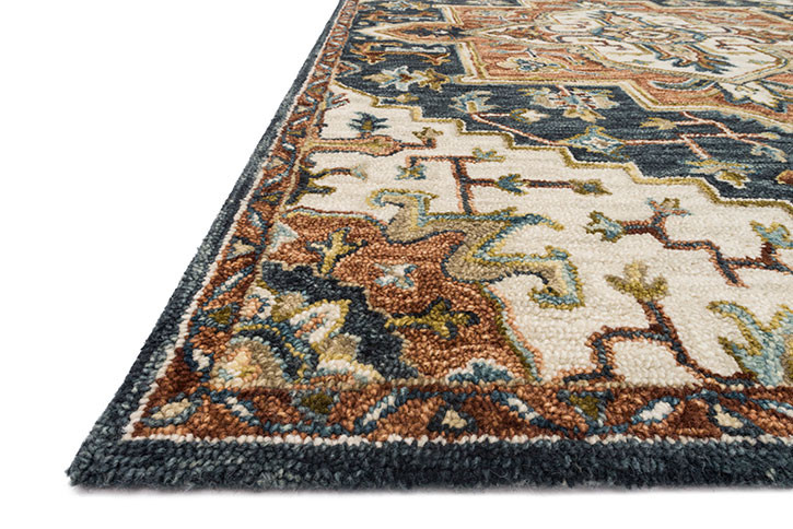 Loloi Victoria VK-19 Blue/Multi Area Rug - Carpet & Tile Mart