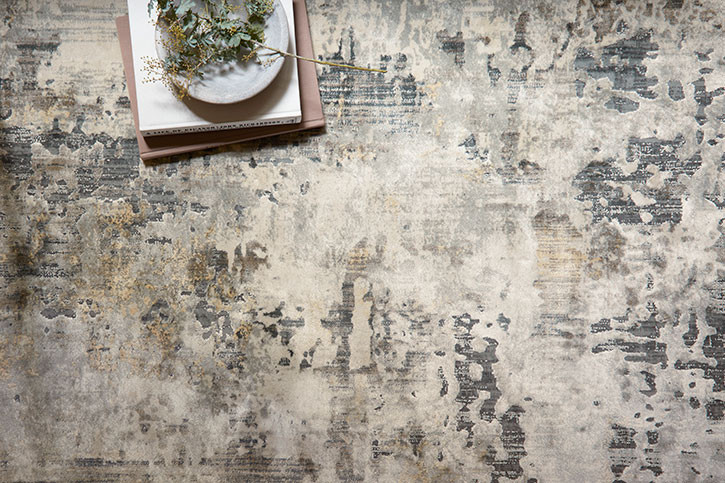 Loloi Cascade CAS-04 Ivory/Natural Area Rug Lifestyle Scene