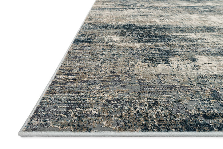 Loloi Cascade CAS-05 Ocean/Grey Area Rug Angle