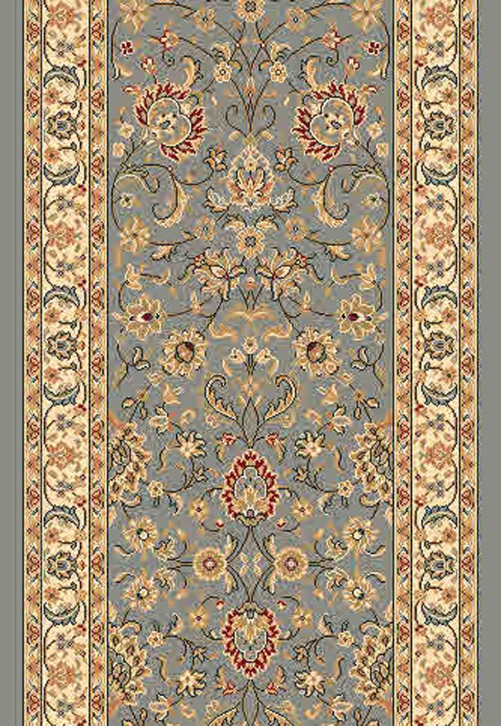 Nubrisa DaVinci Kashan 54 Blue 2'2" Wide Hall and Stair Runner