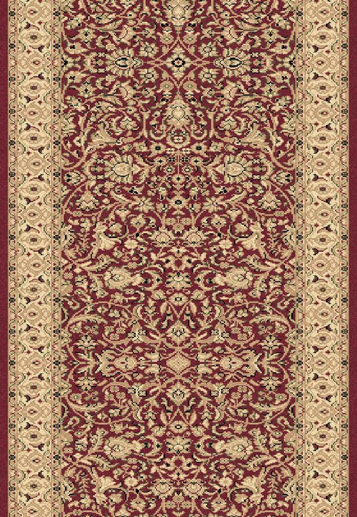 Dynamic Rugs Legacy 58004-300 Red 2'2" Wide Hall and Stair Runner