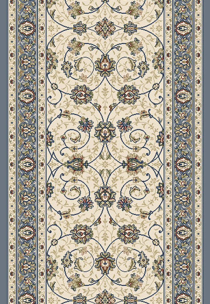 Dynamic Rugs Ancient Garden 57120-6454 Beige/Light Blue Hall and