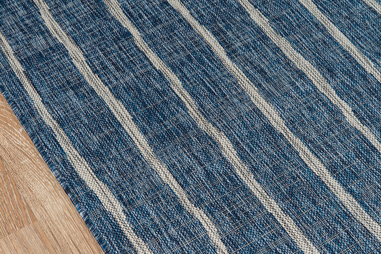 Novogratz by Momeni Villa VI-03 Sicily Blue Area Rug Close Up