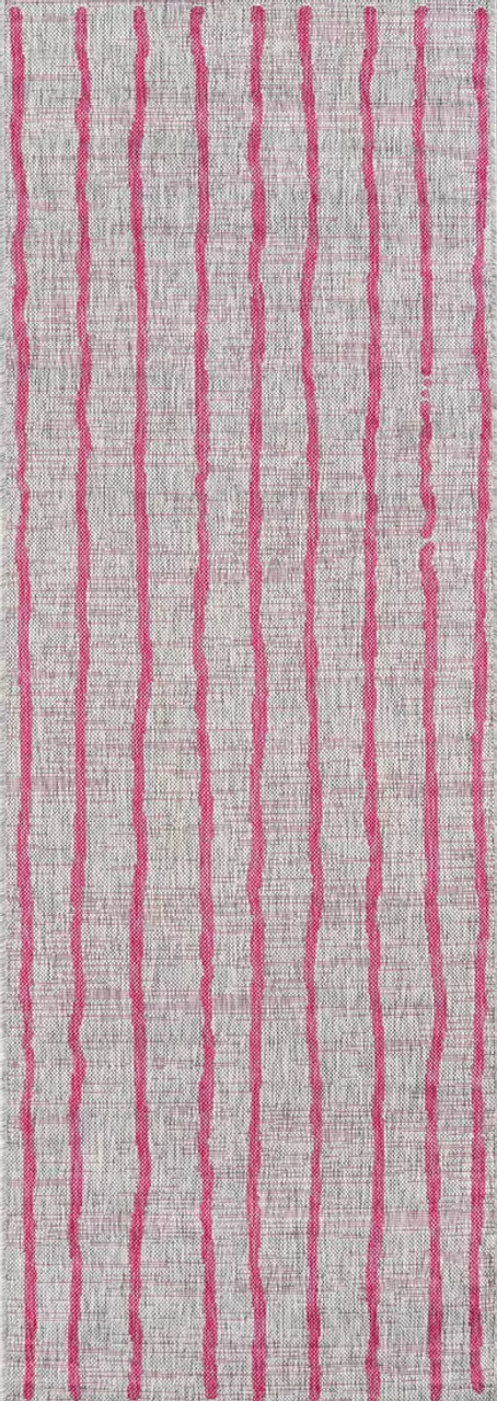 Novogratz by Momeni Villa VI-03 Sicily Fuschia Runner Area Rug