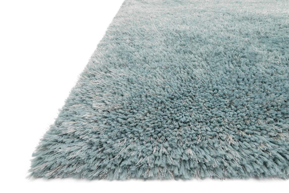 Loloi II Mila Shag MIL-01 Spa Area Rug Corner