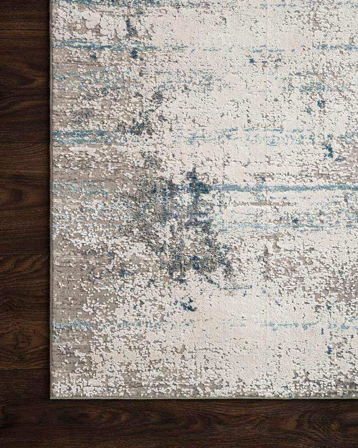 Loloi Sienne SIE-02 Ivory/Ocean Area Rug Corner