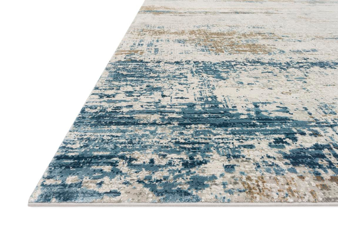 Loloi Sienne SIE-05 Ivory/Azure Area Rug Angle