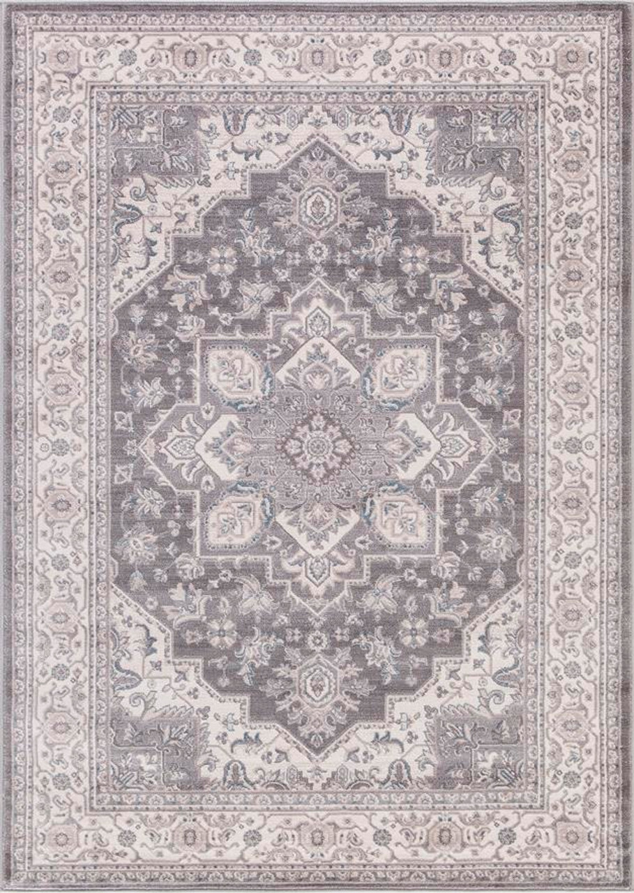 Concord Global Trading Lara 4546 Heriz Gray Area Rug