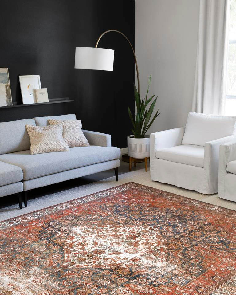 ライラニ Loloi II Layla LAY-05 Ocean/Multi Area Rug - Carpetmart.com