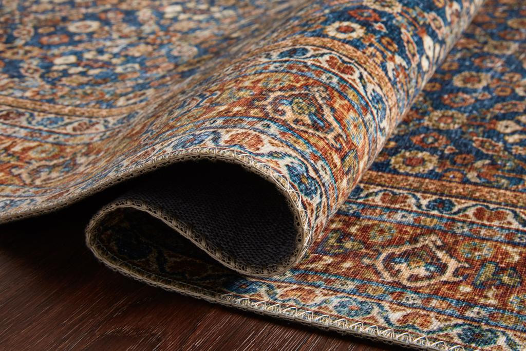 lalala Italiaページ Loloi II Layla LAY-09 Cobalt Blue/Spice Area Rug - Carpetmart.com