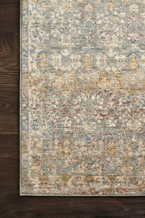 Loloi Revere REV-03 Grey/Multi Area Rug Corner
