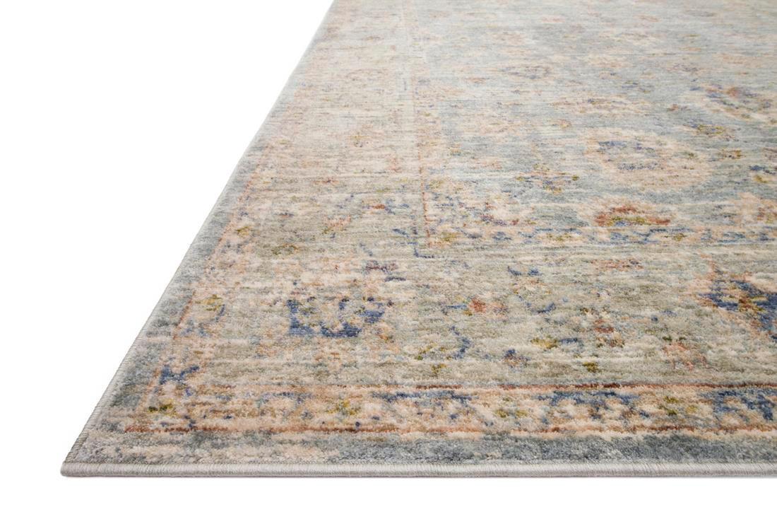 Loloi Revere REV-09 Light Blue/Multi Area Rug Angle