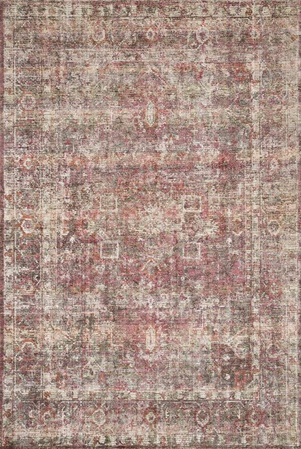 Loloi Rumi RUM-04 Berry Area Rug - Carpet & Tile Mart