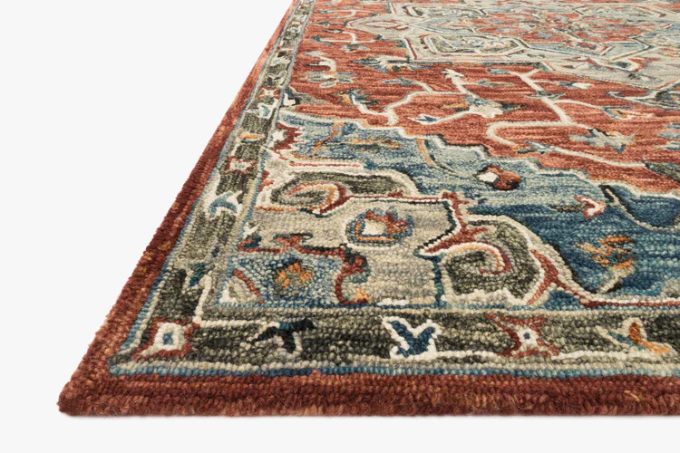 Loloi Victoria VK-15 Red/Multi Area Rug - Carpet & Tile Mart