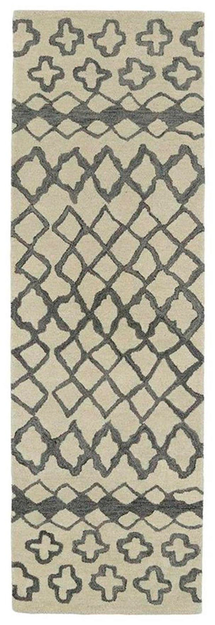 Kaleen Casablanca CAS01-75 Grey Runner Area Rug
