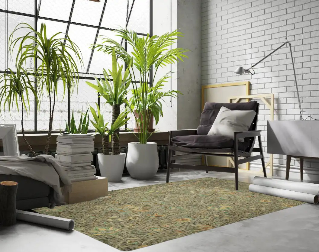 Kaleen Chancellor CHA05-27 Taupe Area Rug Room Scene