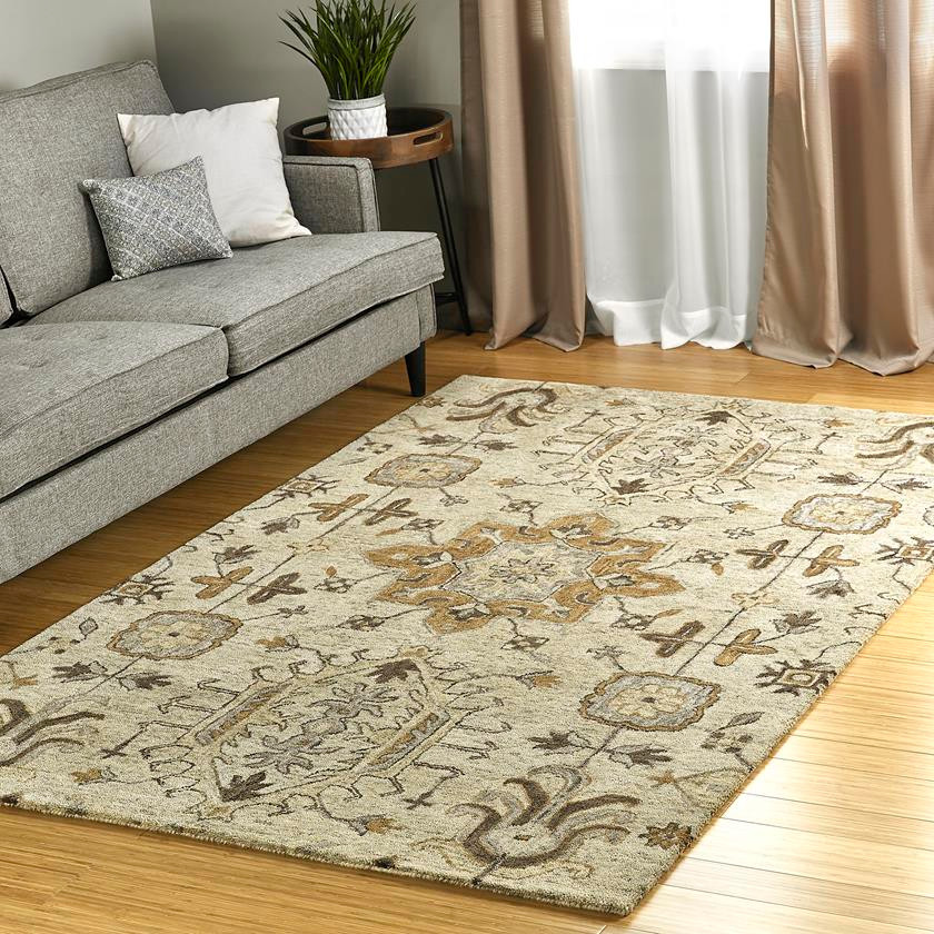 Kaleen Chancellor CHA07-29 Sand Area Rug Room Scene