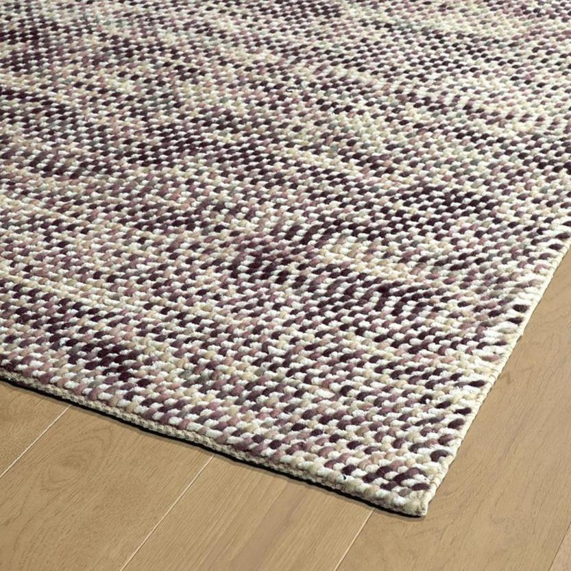 Kaleen Cord CRD01-95 Purple Area Rug Corner