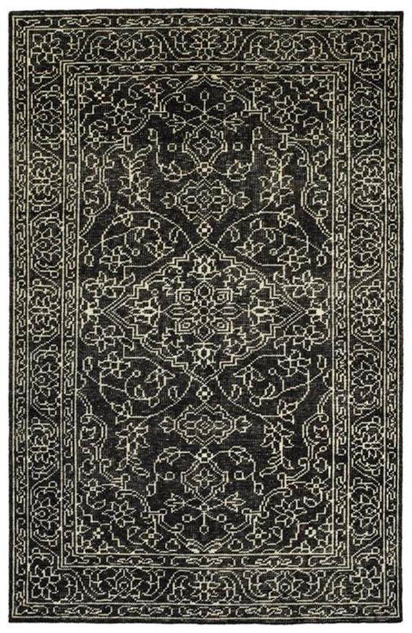 Kaleen Herrera HRA07-38 Charcoal Area Rug