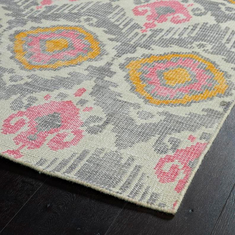 Kaleen Relic RLC06-75 Grey Area Rug Corner