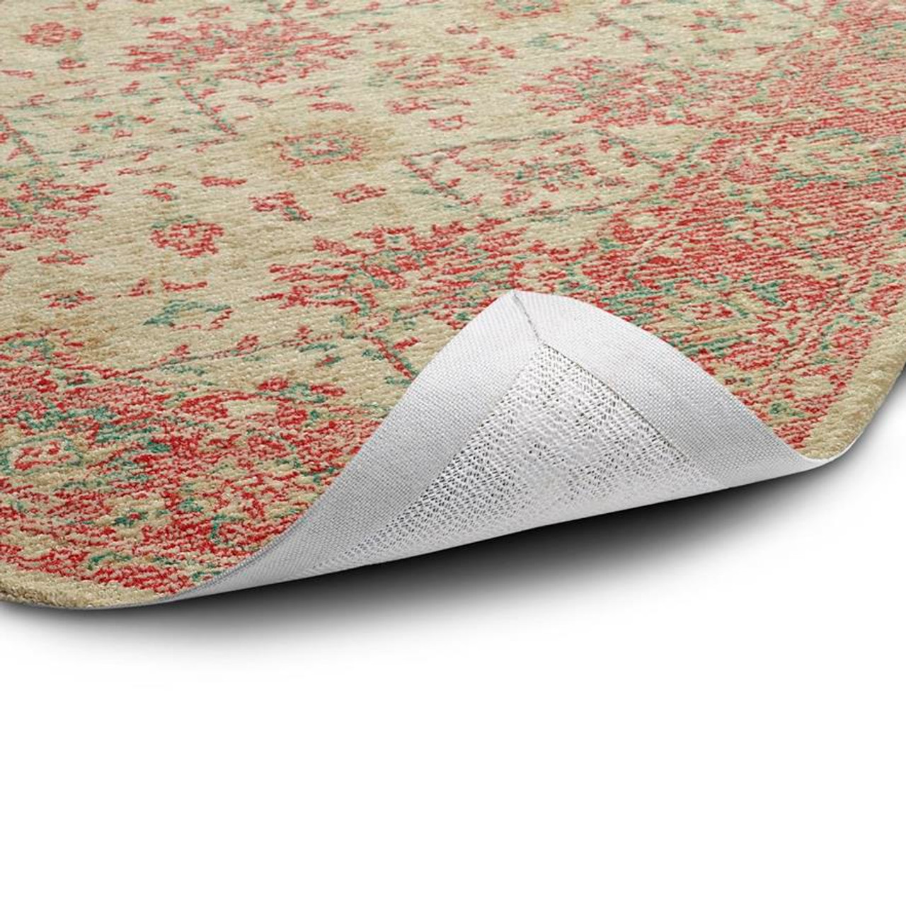 Kaleen Weathered WTR06-36 Watermelon Area Rug Backing