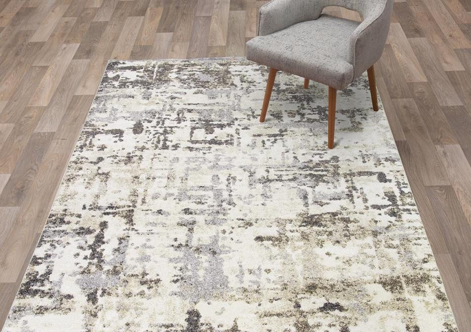 洋楽 KONFLIC WORLD Concord Global Trading Charlotte 4836 Atlantis Ivory Area Rug